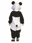Parker the Panda Toddler Funsie: black white panda hooded union suit, Toddler size