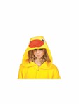 Tub Time the Ducky Adult Unisex Funsie: Yellow duck hooded union suit, one size fits most adult