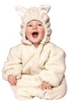 Ba-Ba Lamb Bunting Plush