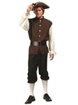 colonial man with hat