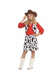 Cowgirl-vest, Shirt & skirt