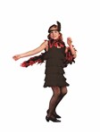 Flapper fringed 2 sides