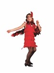 Flapper fringed 2 sides